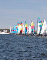 Sailboat Race at Oneida Shores County Park 