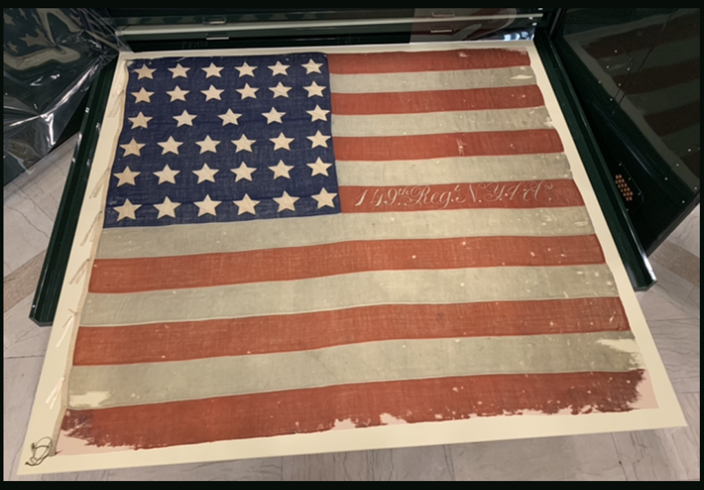 Unidentified National Colors 149th Flag