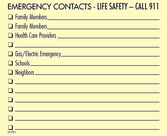 Emergency Contact Information