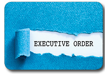 Button reading Executive Order