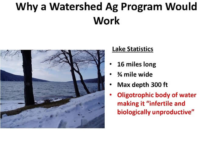 Why a Watershed Ag program would work