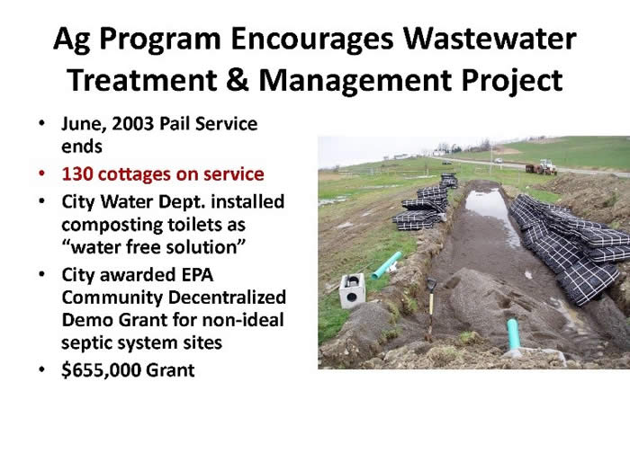 Encourages Wastewater Treatment