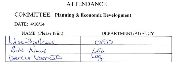 Attendance