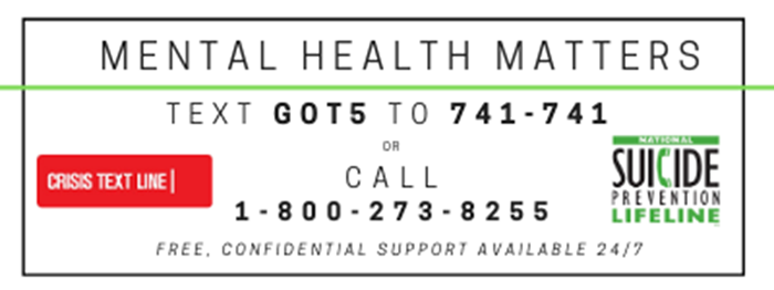 Get help - free, 24/7, confidential mental health text support