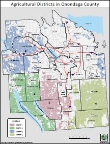 Agricultural Districts Map