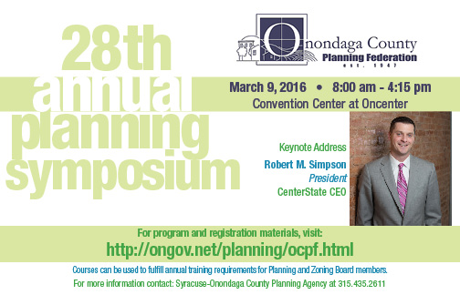 2016 Annual Planning Symposium Postcard