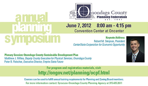 OCPF 2012 Annual Planning Symposium