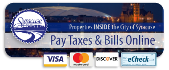 Pay Taxes and Bills for properties inside the City of Syracuse