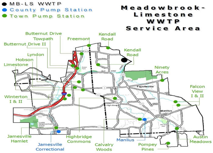 Meadowbrook-Limestone WWTP Service Area